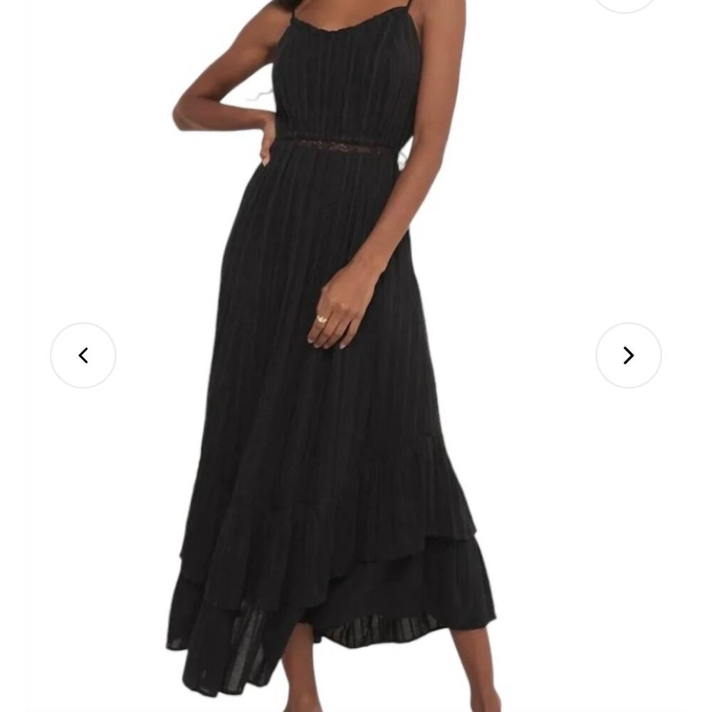 Z supply Rose Maxi Dress- Black size XS